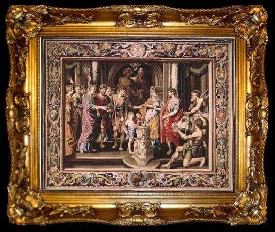 framed  Peter Paul Rubens The Marriage of Constantine (mk27), ta009-2